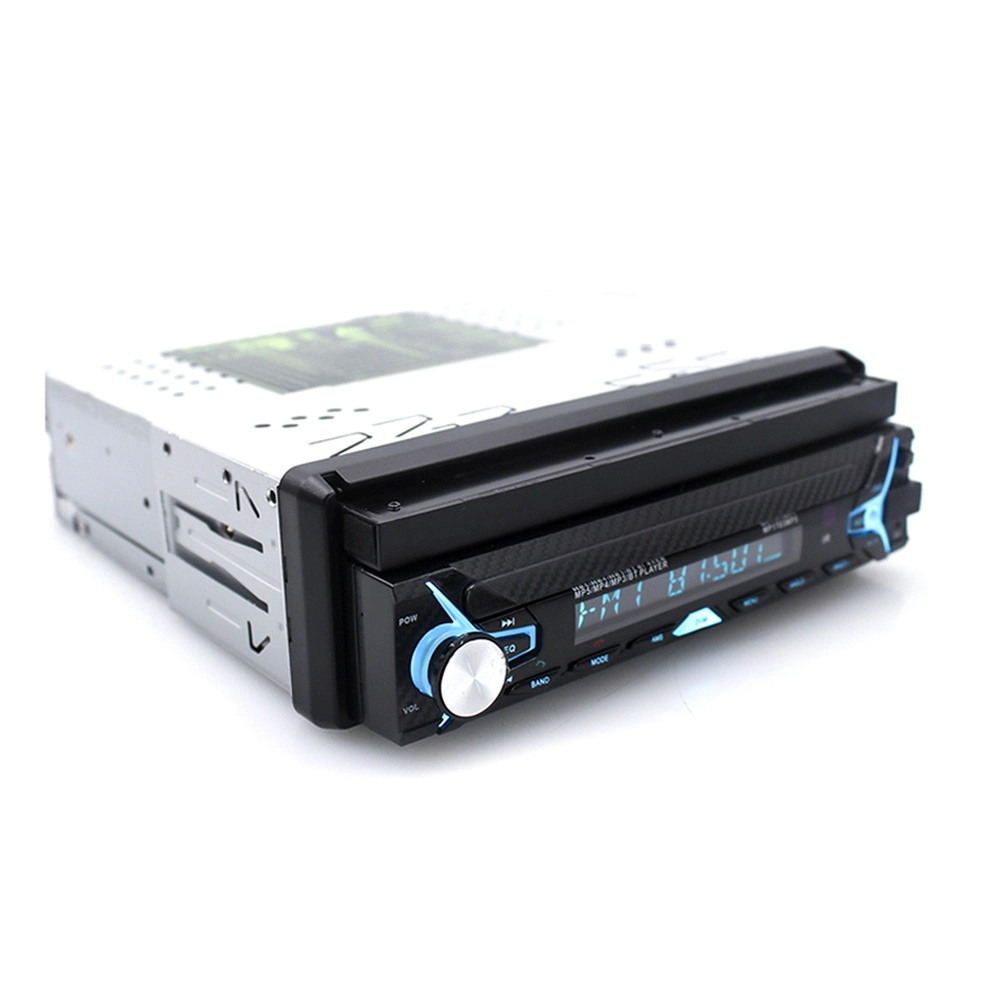 1DIN Car Digital Pioneer Radio Retractable 7" Touch Screen Display Autoradio Stereo MP5 Video Car Multimedia DVD Player