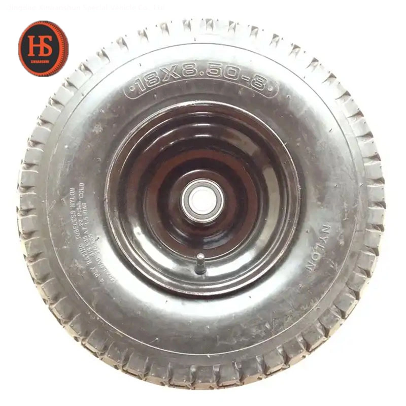 Колесо колеса с гальваническим покрытием, пневматическое поворотное колесо, для тяжелых условий эксплуатации, с 8 Резиновые шины 8.50-8 дюймов