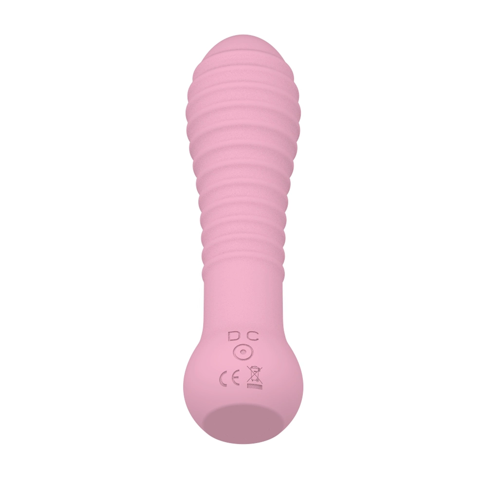 Pink Strong Vibrating Silicone Mini AV Wand Massager Female Sex Toy