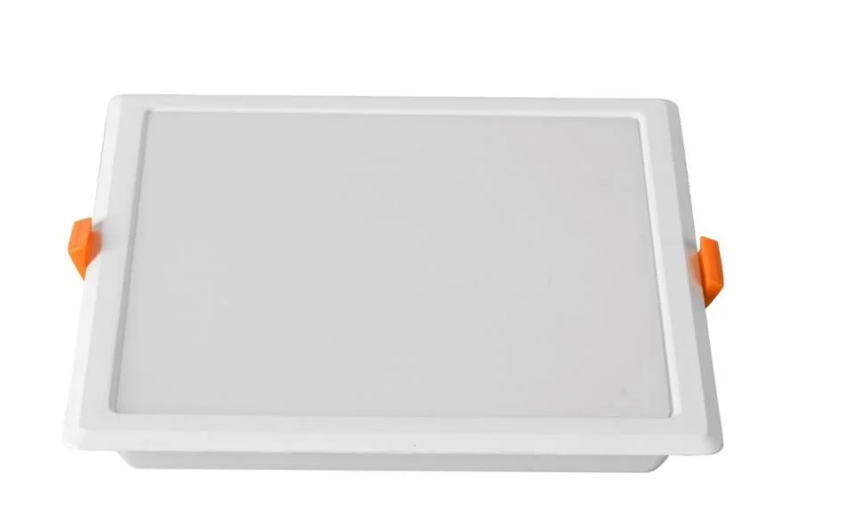 Plafón ultra delgado Downlight Panel empotrado lámpara Interior Hotel 9W 12W 15W 22W Luz LED inteligente abajo