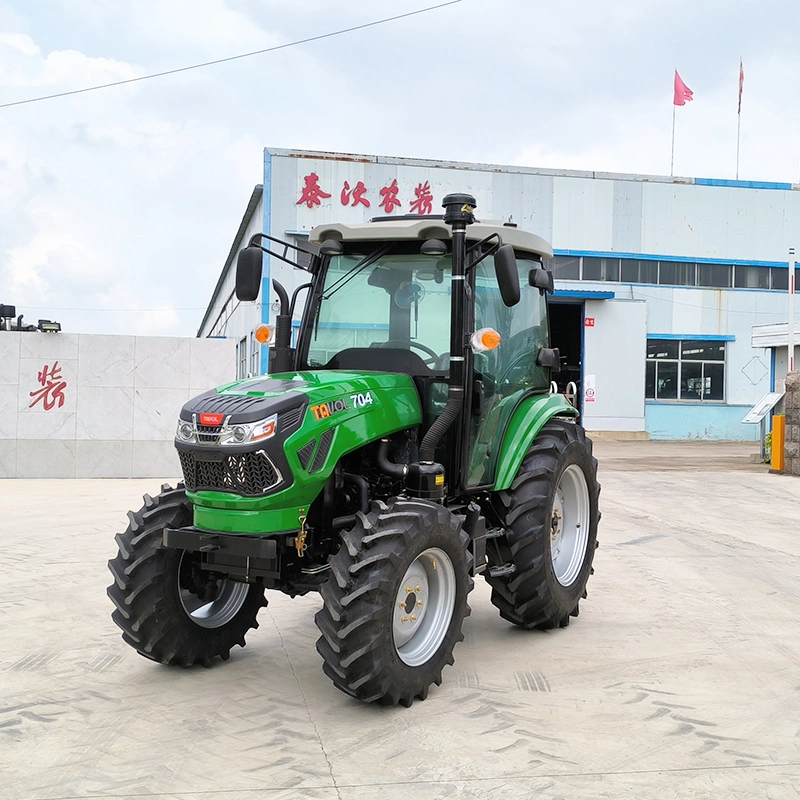 China Marcas de tractores Tavol Mini 704 70hp tractor con radial Neumáticos