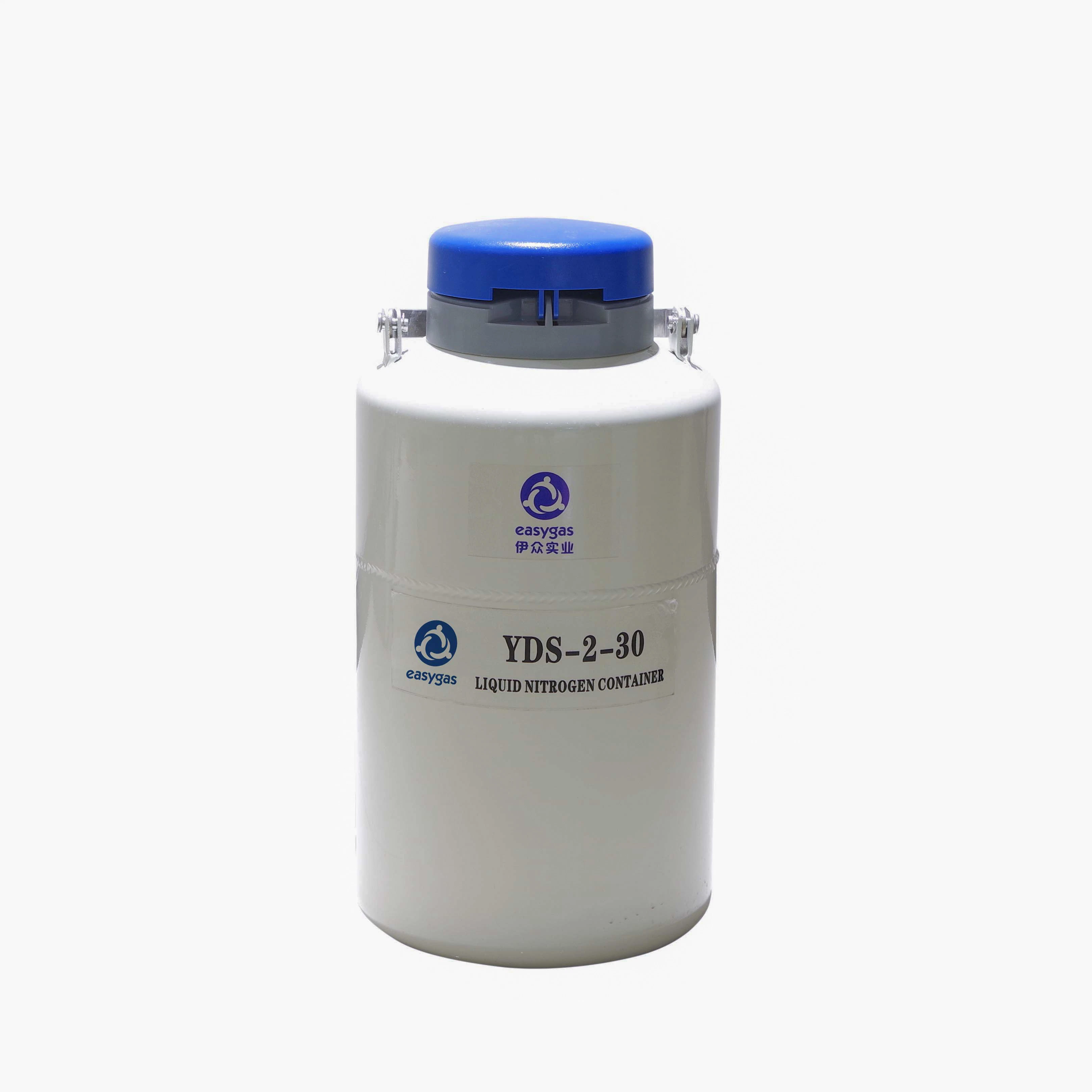 Yds-2-30 Liquid Nitrogen Tank Cryogenic Dewar Liquid Nitrogen Container for Semen Storage