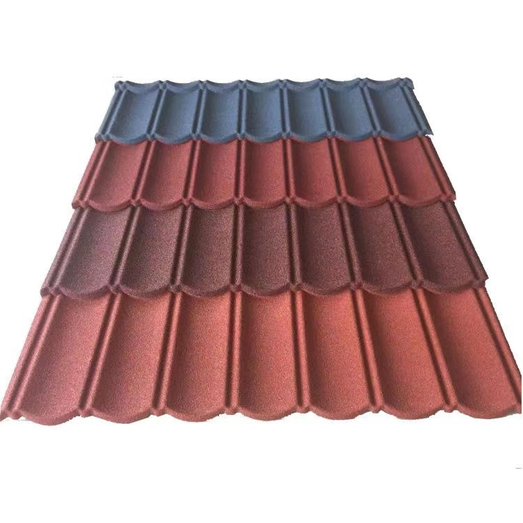 Aluminum Galvalume Stone Coated Metal Roof Tile