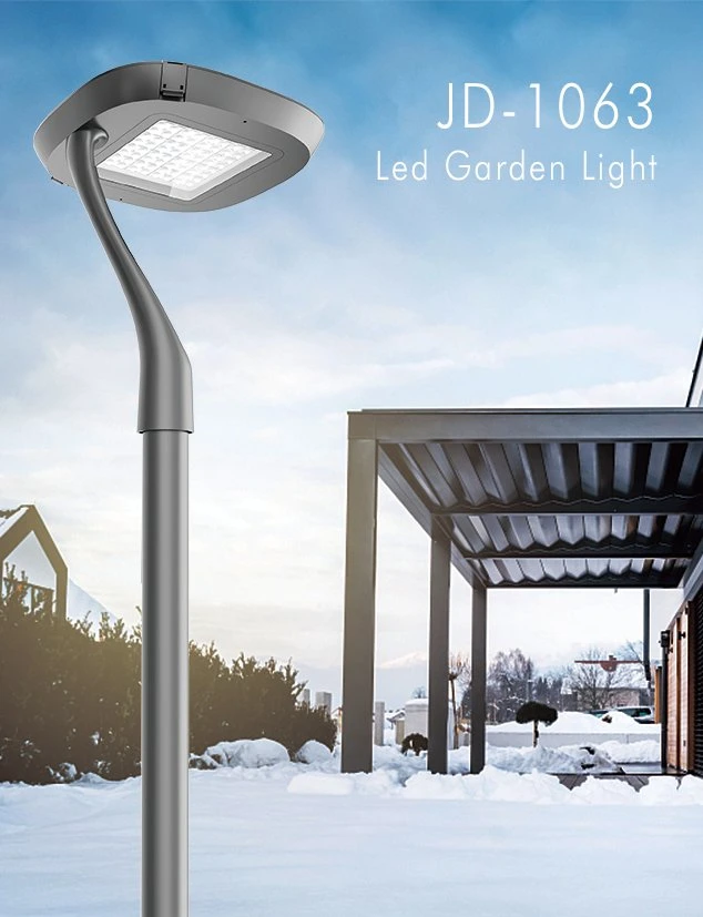 JD IP66 impermeable 5 años de garantía aluminio LED Road Outdoor Park Lamp Landscape Post Top Garden Street Lights