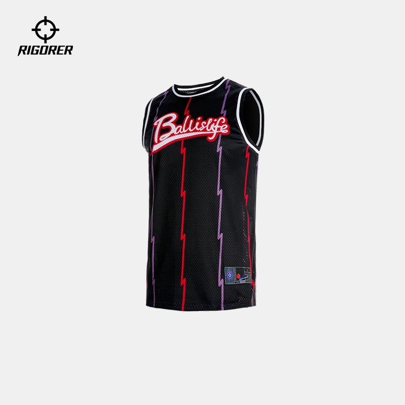 Ropa deportiva de Baloncesto de chaleco de la moda estilo de vida, el poliéster transpirable Hombres de peso ligero de verano