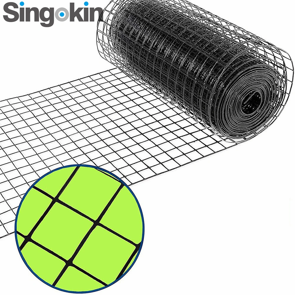 Galvanized Vinyl PVC Coated Welded Metal Solar Panel Mesh