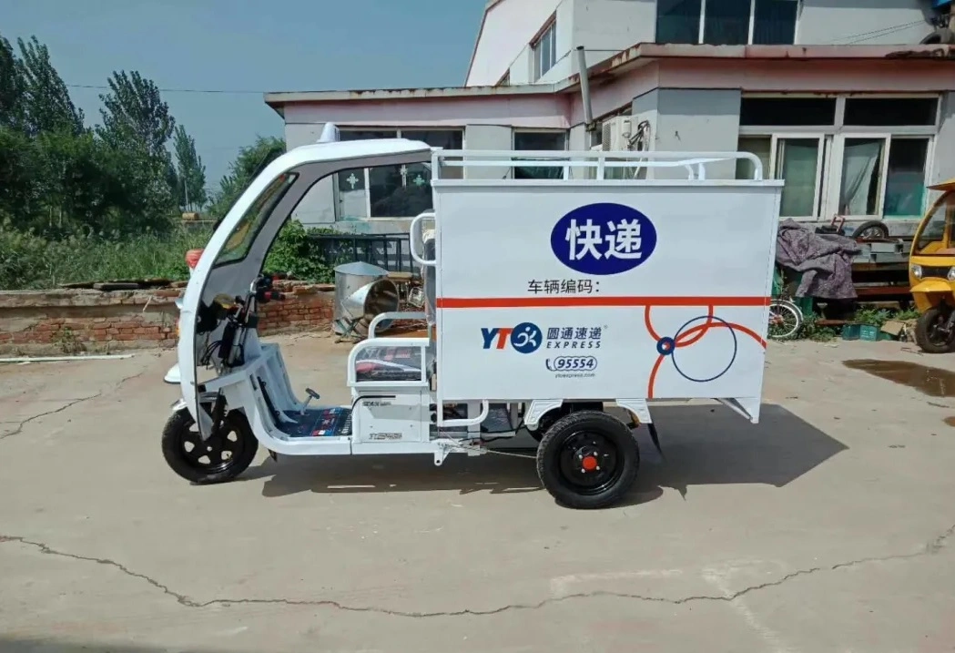 60V45ah Lead Acid 650W Electric Tricycle Cargo Vehicle