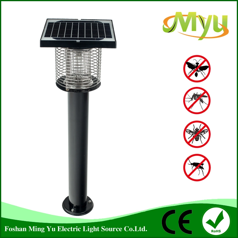 Solar Powered LED Insect Killer Mosquito Zapper Bug Fly Outdoor Lamp Light Trap