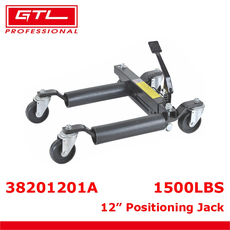 12" de la longueur du rouleau de positionnement du véhicule hydraulique Jack Voiture/auto/Chariot dolly avec cric de transmission 4 roues en nylon 38201201" (A)