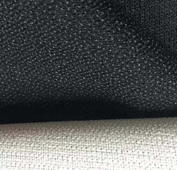 100% Polyester Fusible Interlining Garment Manufacture Twill Woven Fusible Interlining Fabric for Lady's Wear
