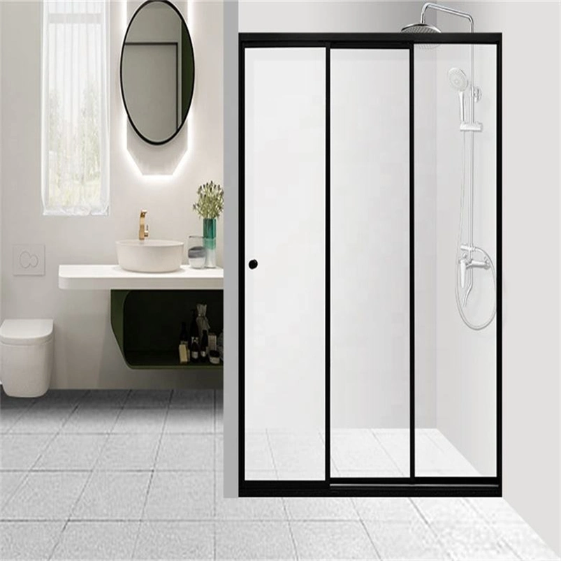 Customized Modern Shower Room: Aluminum Frame, Frosted Glass, Hinge Open Style Standing Showers Bathroom Panel Bathroom Products