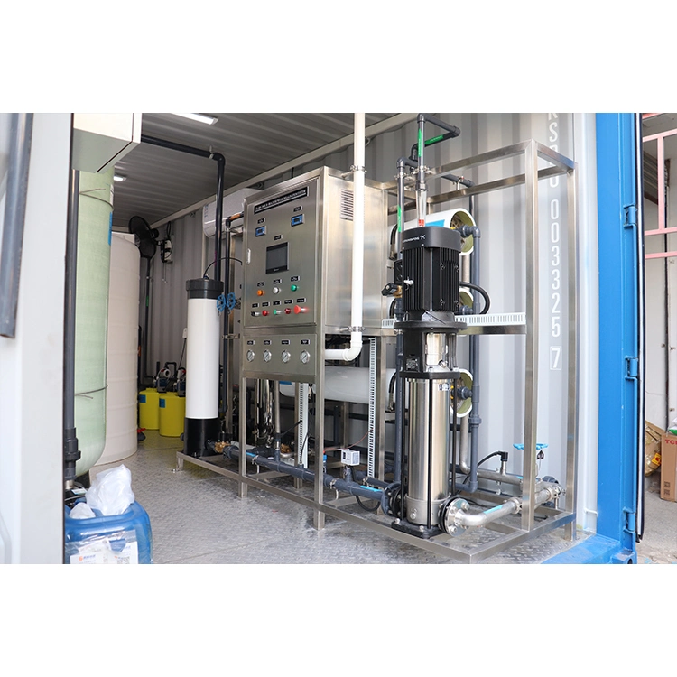 20gp Container Brackish Water Desalination System for Drinking Water in Villages