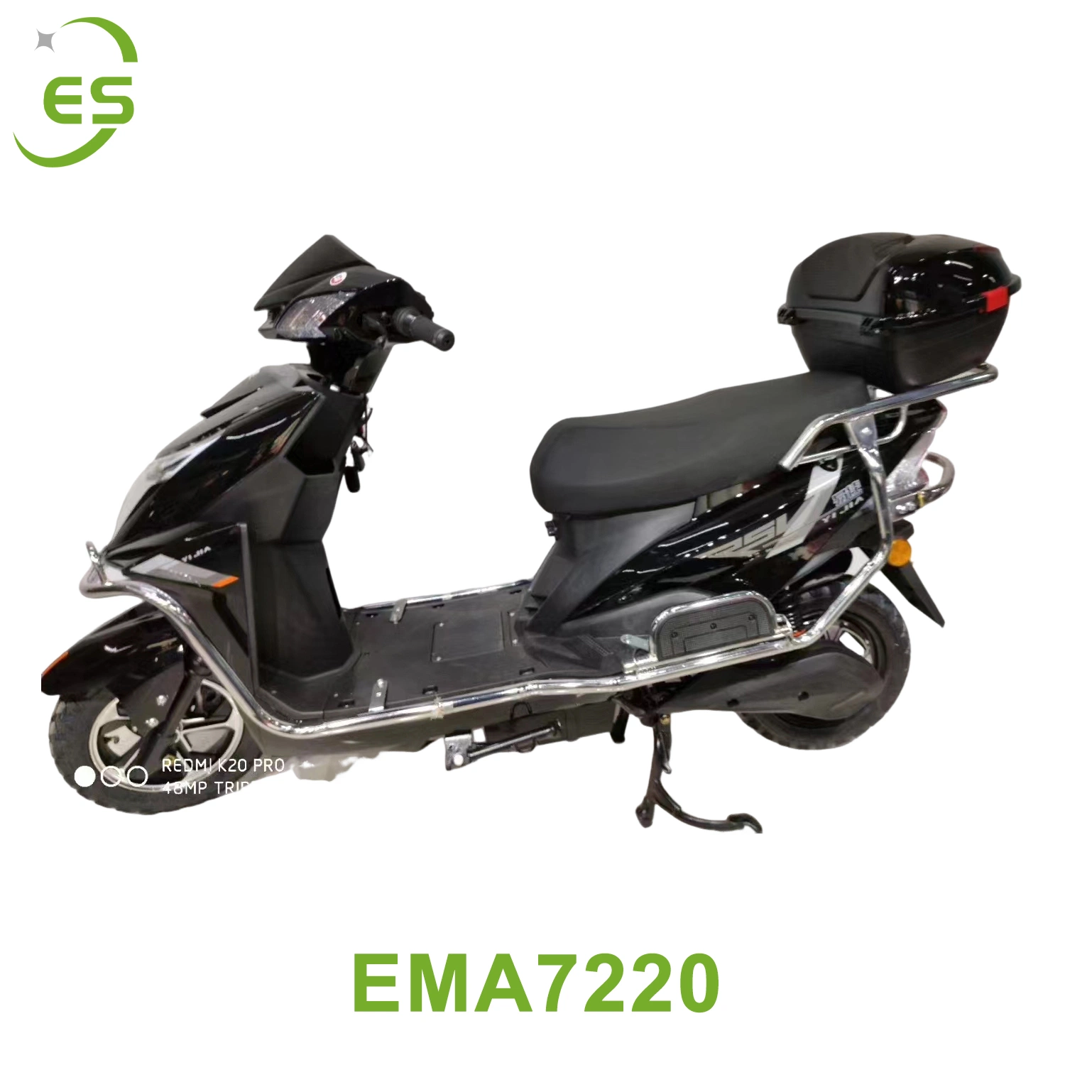 2023 Moto électrique 72V20ah Moteur 1000W Alarme antivol Vélo électrique Scooter