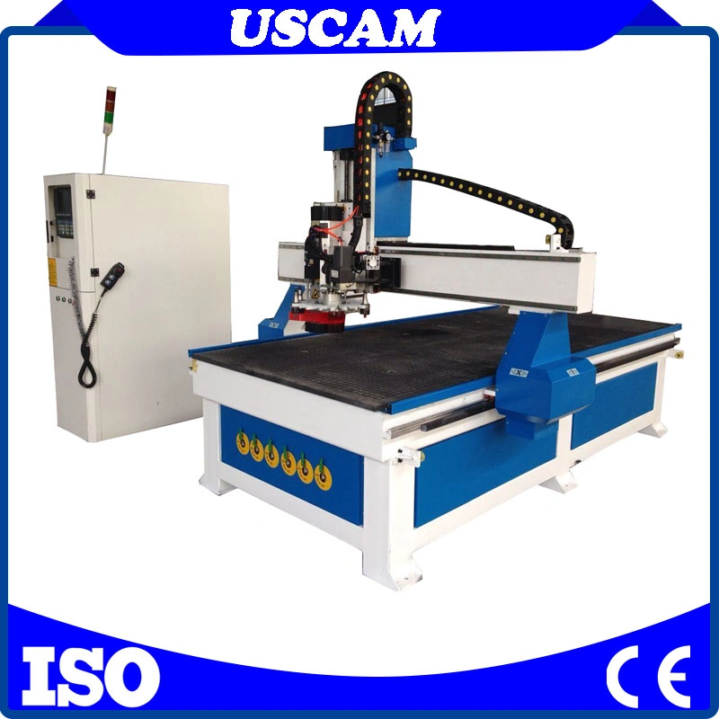 CNC Wood Milling Machine 3 Axis Wood Caving 1325 CNC Router with Atc Auto Tool Change Spindle