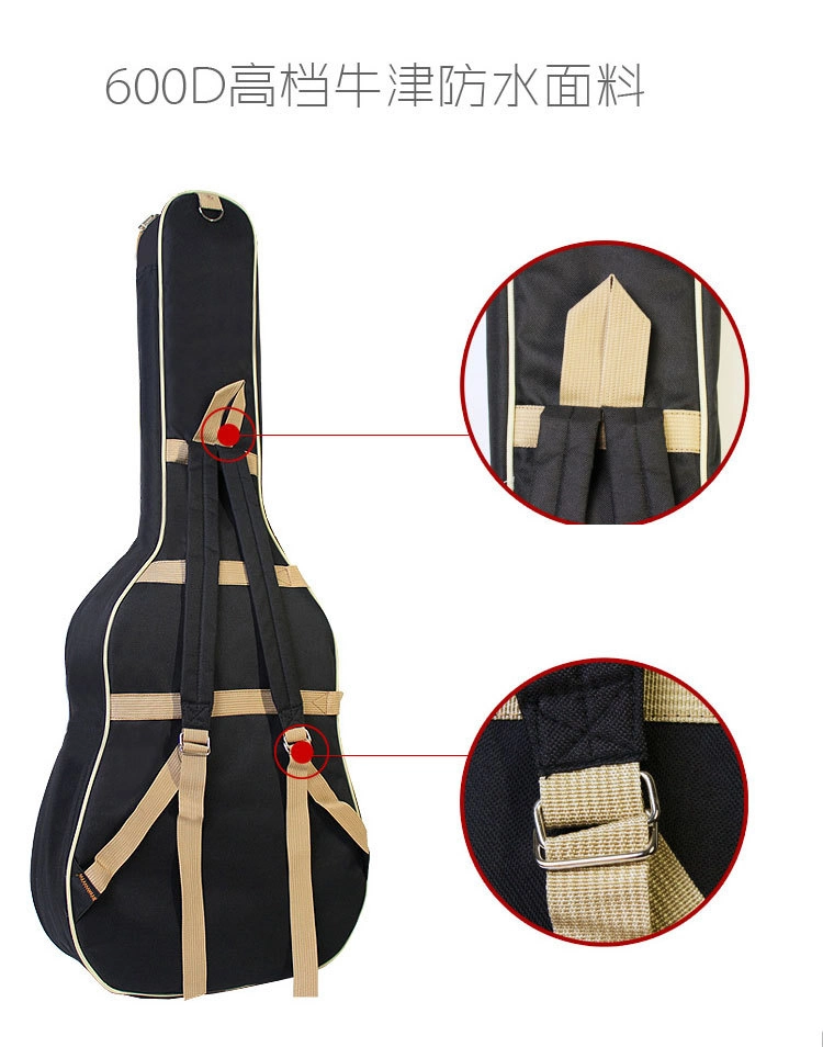 Imperméable Instrument de musique d'épaule double personnalisé sac à dos Sac Pack Cas (CY3584)