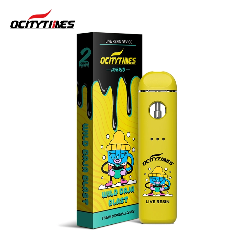 Ocitytimes 1 ml, 2 ml, Vape Pen, óleo espesso, sistema de cápsulas recarregável Cigarro e descartável