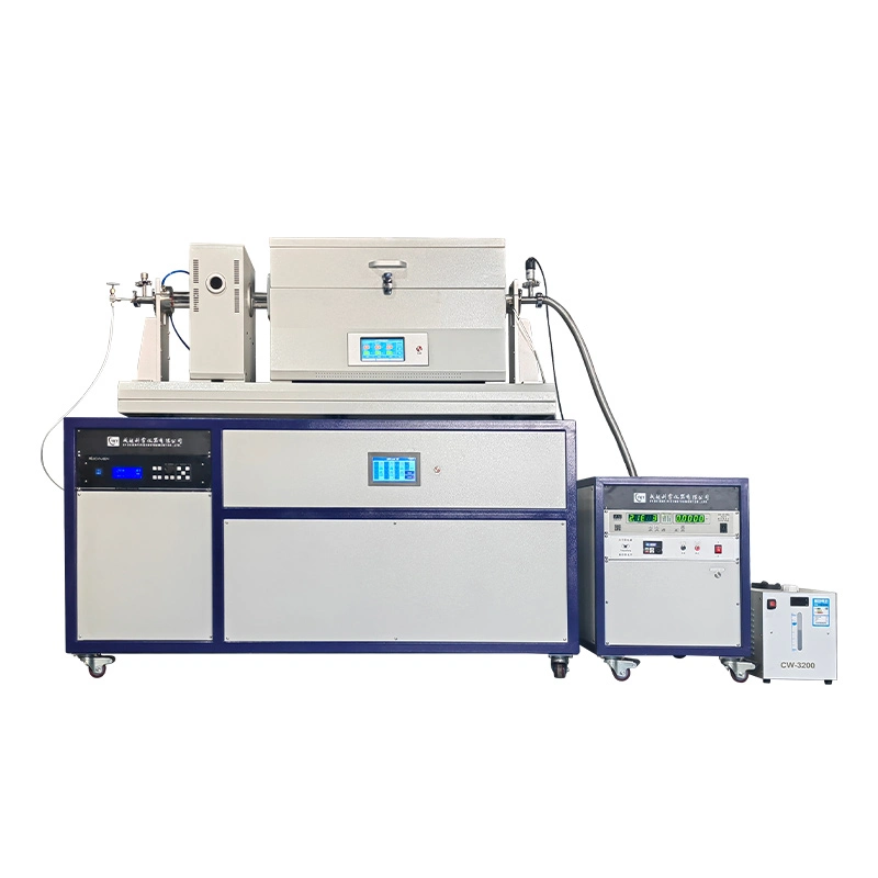 Lab Pecvd Tube Furnace System with 500W RF Generator