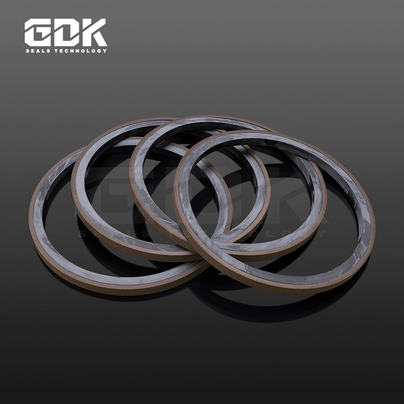 GDK Mechanical Seal PTFE Spg Type Hydraulic Piston Seal for Excavator