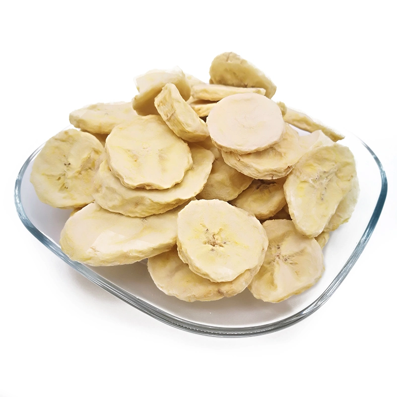 Bulk Crispy Dehydrated White Chewy Thai Made in Nature Banana Slices Chips Without Salt