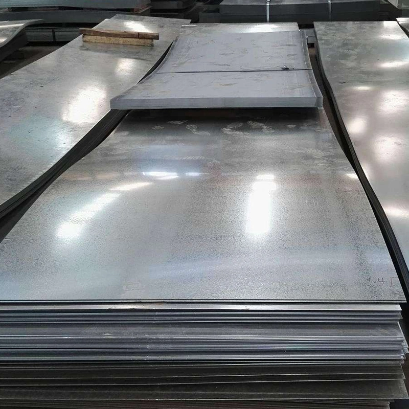 Preparado Stock Dx52D Dx53D Plancha de chapa de acero galvanizado