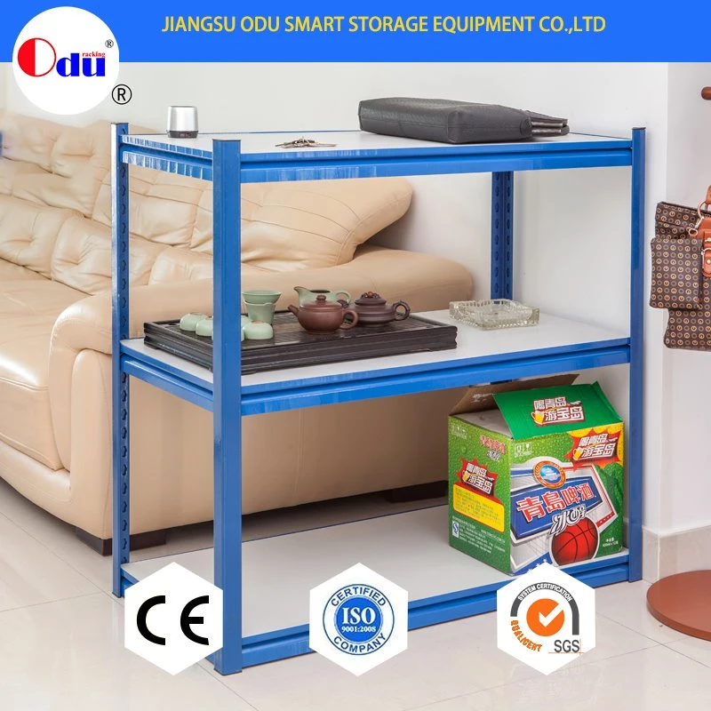 Blue Iron Adjustable Warehouse Goods Display Racks Storage