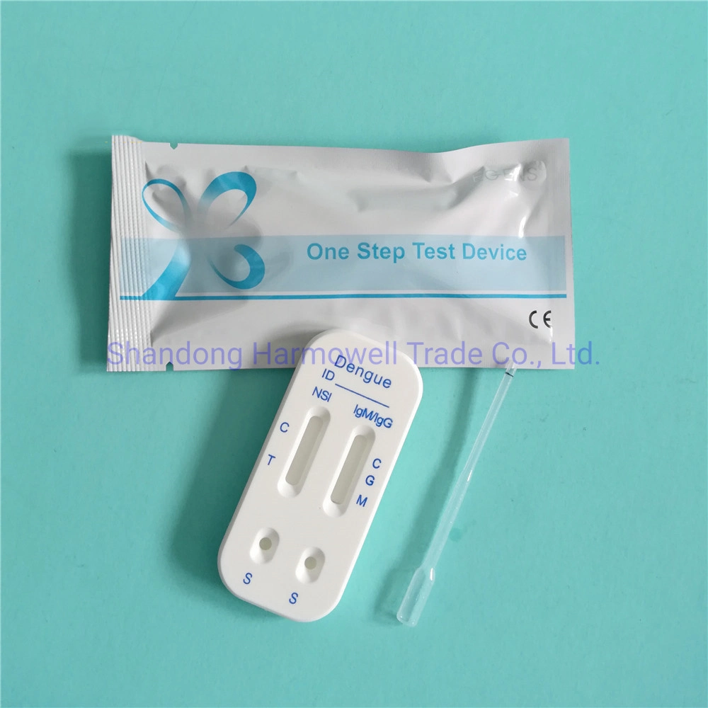 Haute précision de gros de la Dengue IGG/Cassette Igm rapide Kit de test de sang et de la Dengue Test rapide combo