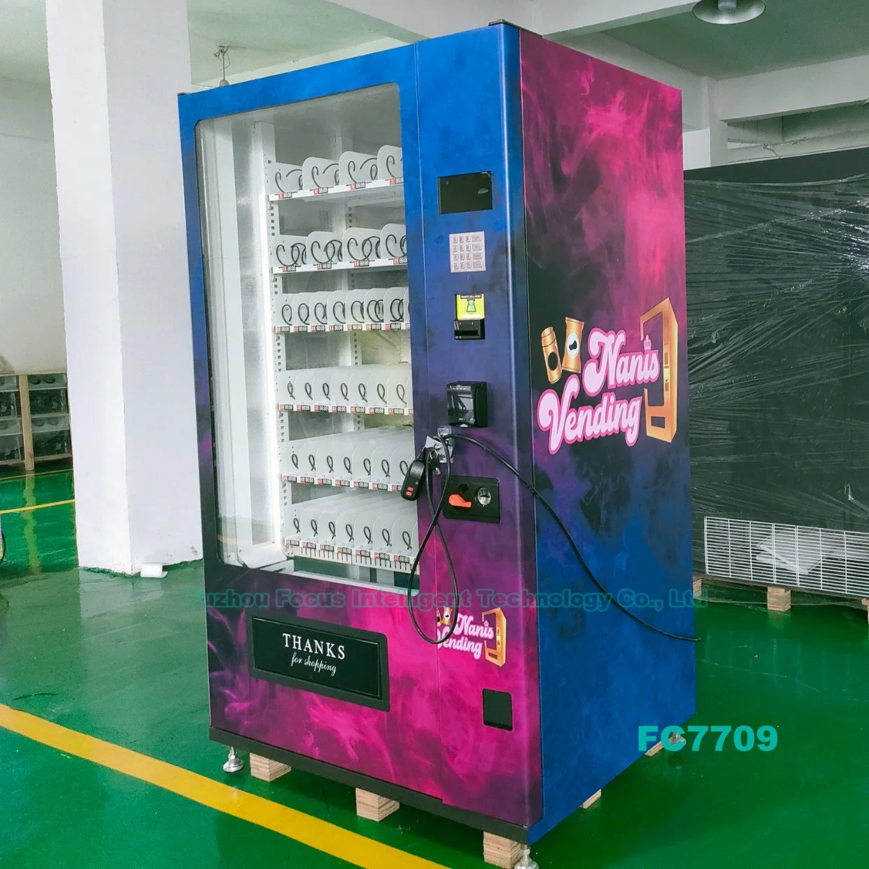 Focusvend Popular FC7709 Model Vape Vending Machine