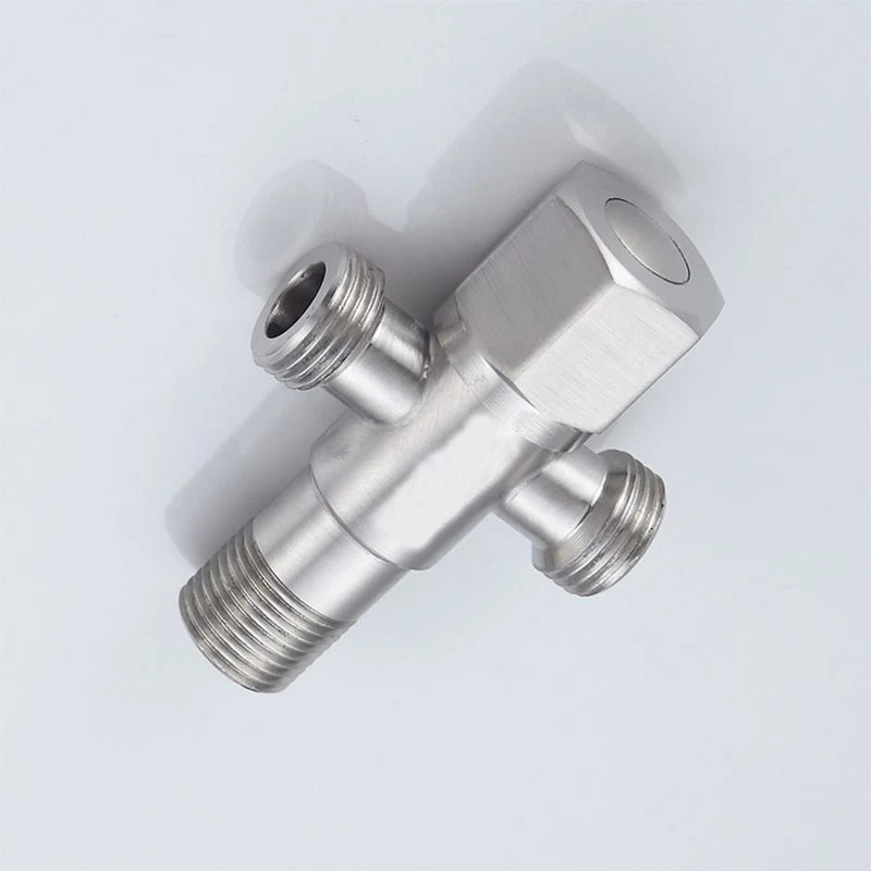 Copper Angle Stop Valve Hot and Cold Water Stop Valve Quick Open Faucet Valve for Bathroom Kitchen Toilet Sink 1/2 Copper Angle Stop Valve Hot and Cold Water