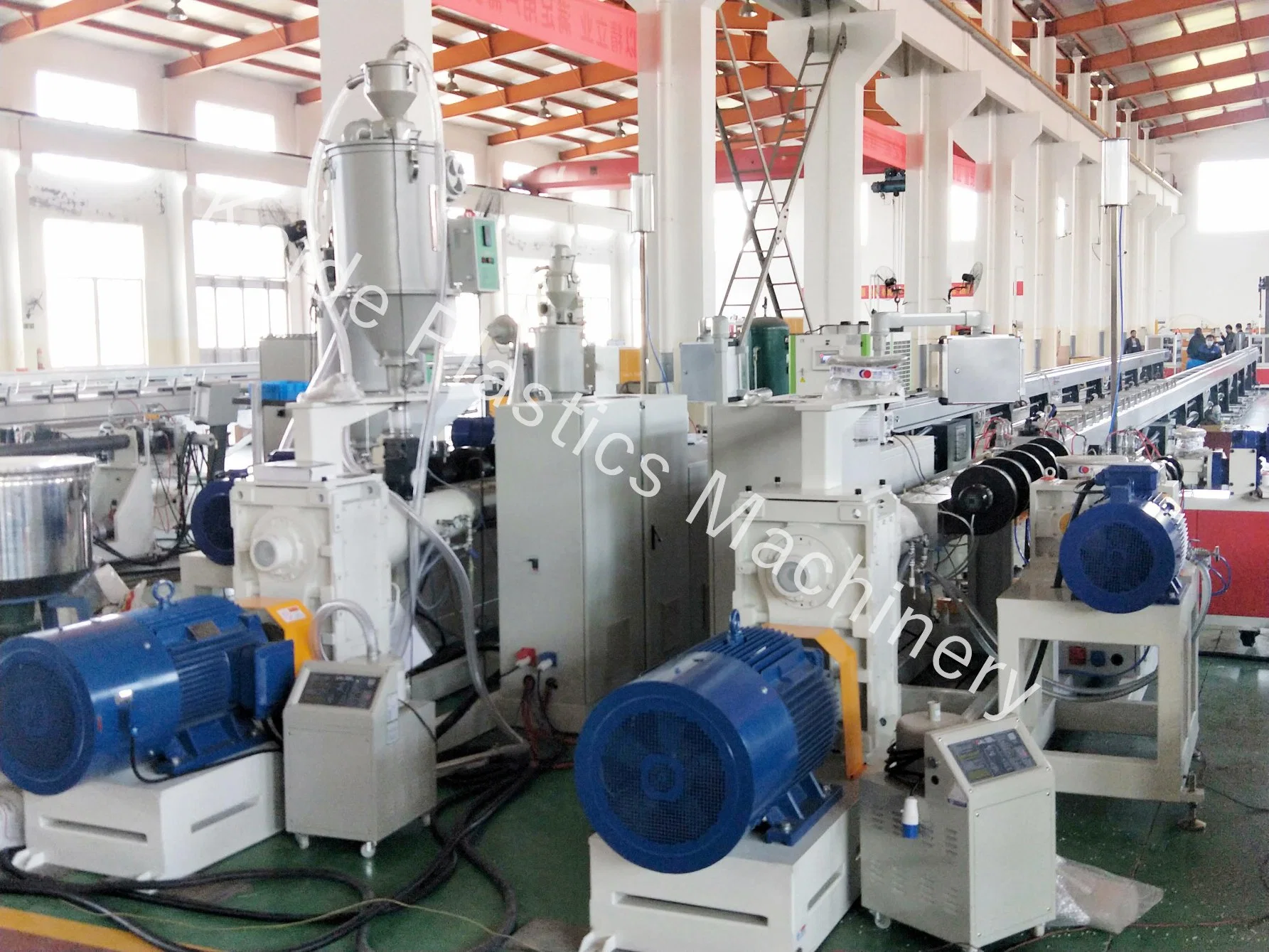 HDPE PE Plastic Electrical Cable Communication Bundle Pipe Tube Making Machine