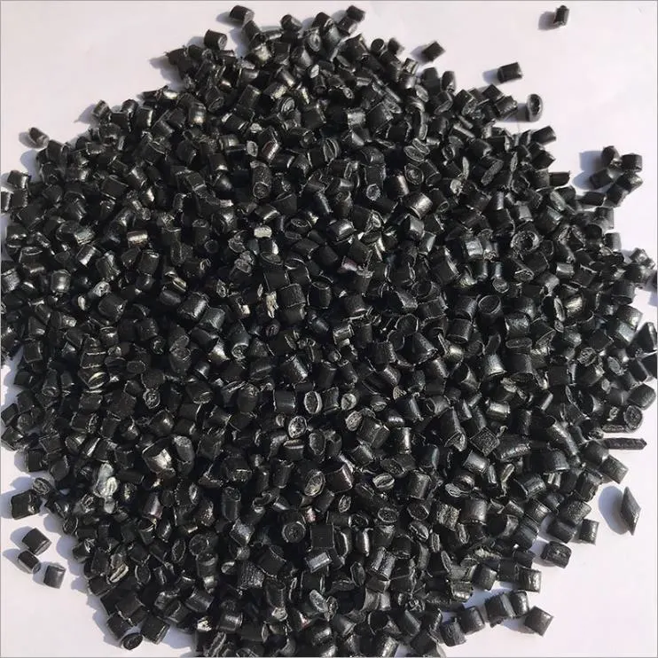 Plástico de polietileno de alta densidad HDPE Pellet PE100 calidad de tubería Negro Color virgen materias primas recicladas HDPE Gránulos Polietileno Precio