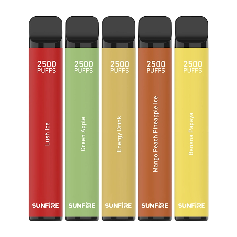 Factory Price Sunfire 800 Puffs 10flavors Disposable/Chargeable Vape Pen