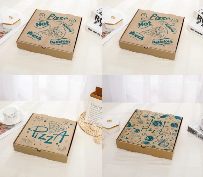 Custom Pizza Box Paper Food Box Pizza Package Box Wholesale/Supplier Good Quality