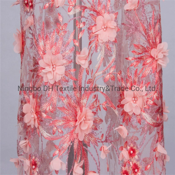 2020 New Fashion Beautiful Wholesale/Supplier Cutting Laser Embroidery Lace Fabric