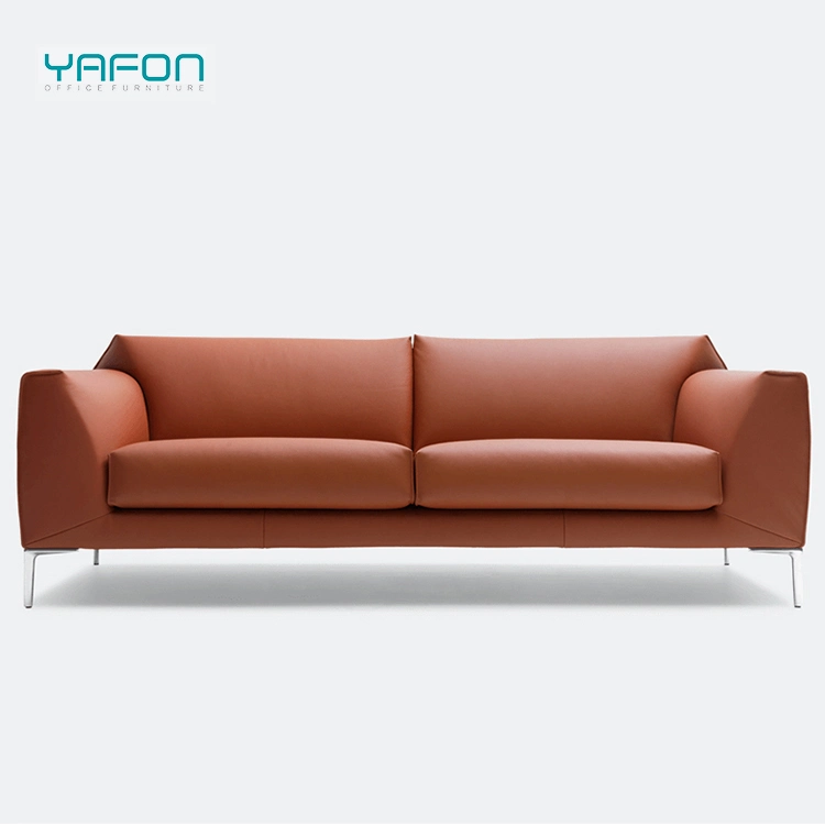 Custom Colors Modern Leisure PU Leather and Fabric Executive Office Sofa for Manager