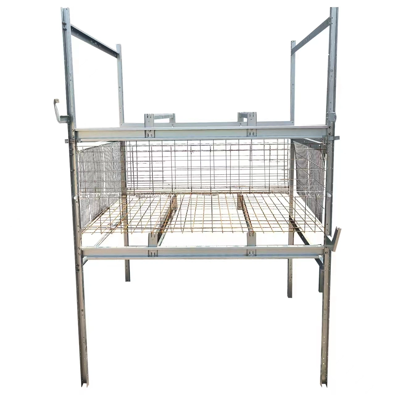 Criação automática de aves sistema de alimentação de gaiola de camadas de frango Husbandry Chicken Coop Para o Broiler