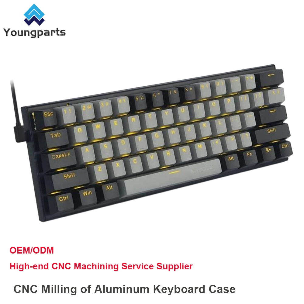 Peças de fresagem para estampagem em aço inoxidável teclado CNC placa de alumínio Serviço de usinagem de moldes