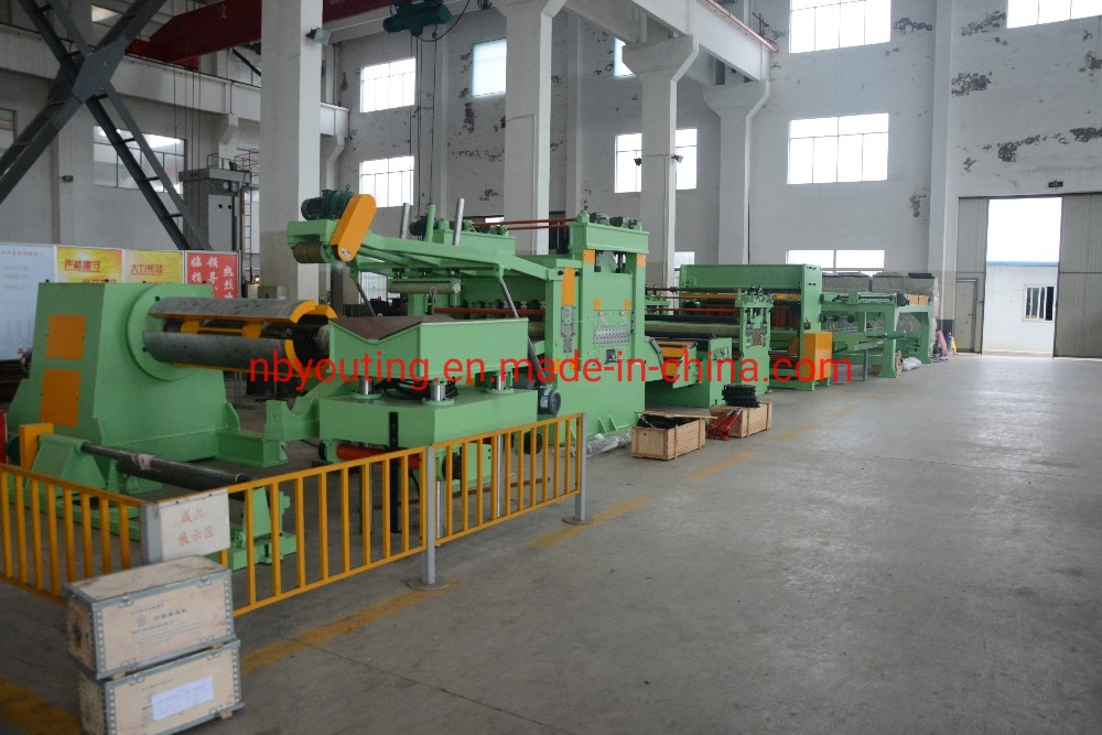 Home Built CNC Metal Sheet Coil Cutting and Slitting Machine Uncoil Cutting and Slitting Line