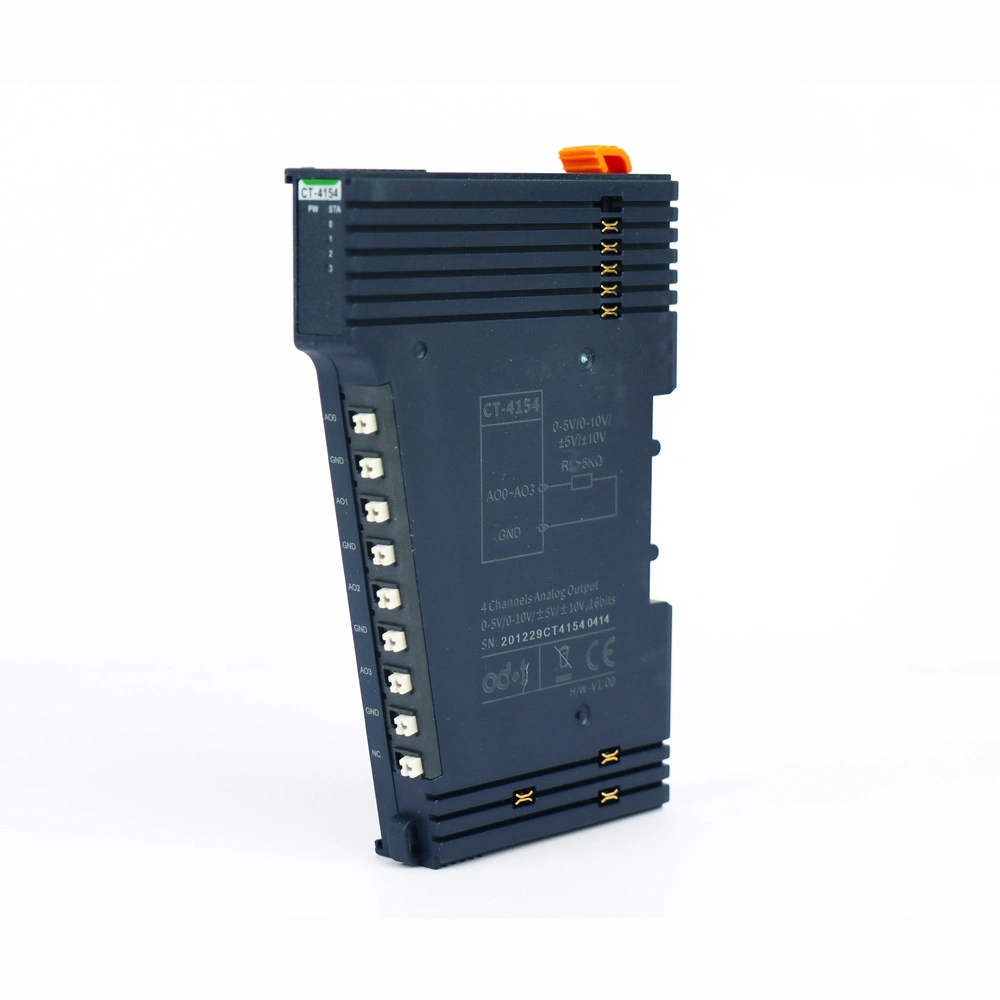 CT-4154 4 Channels Voltage Output 0~5VDC/0~10VDC/&plusmn; 5VDC/&plusmn; 10VDC, 16 Bits Remote Io