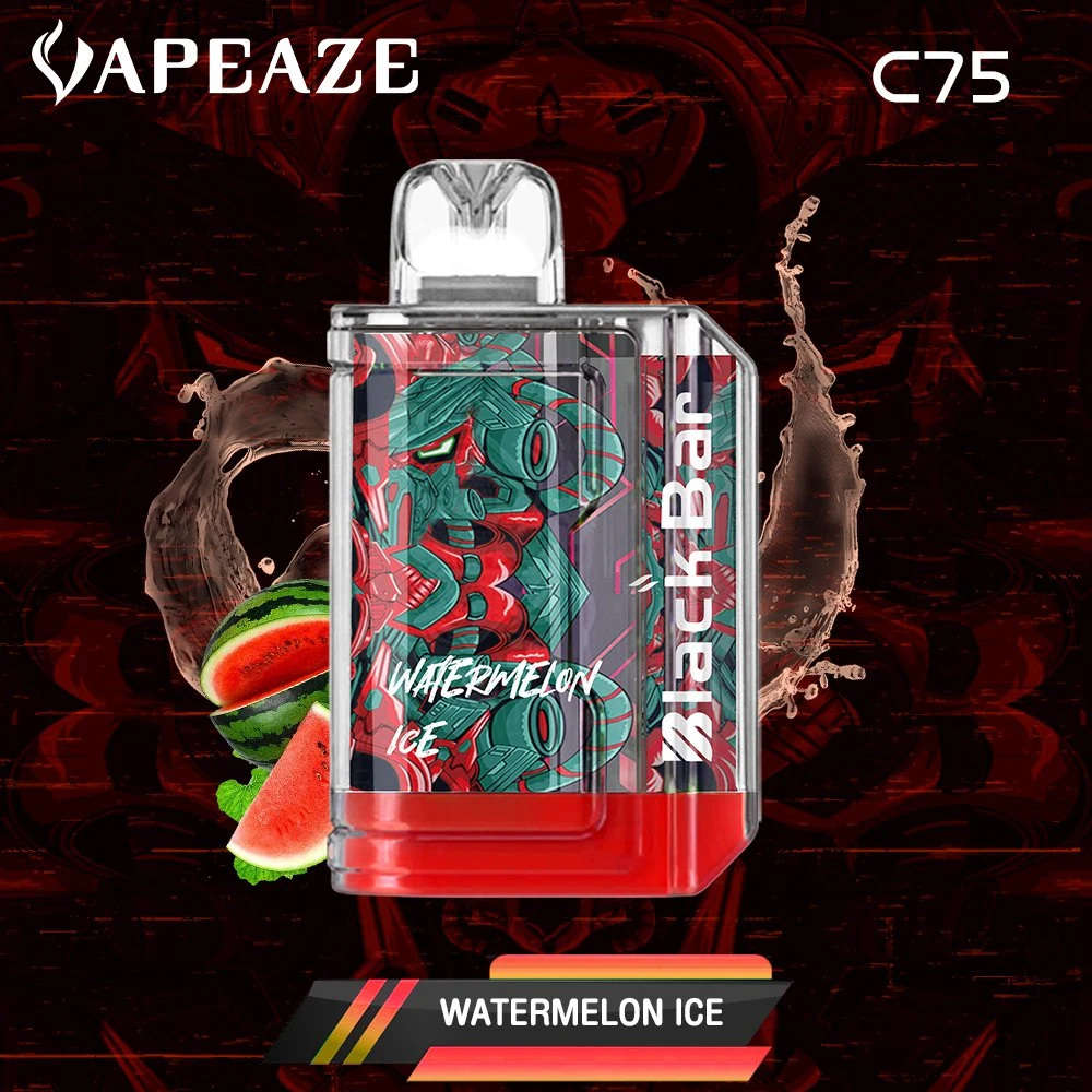 Одноразовый Вапс Клояр Черный бар 7500 puffs vape 10 ароматов 5% никотиновая сетка перезаряжаемая ручка Vape воздушный поток регулируемый стержень