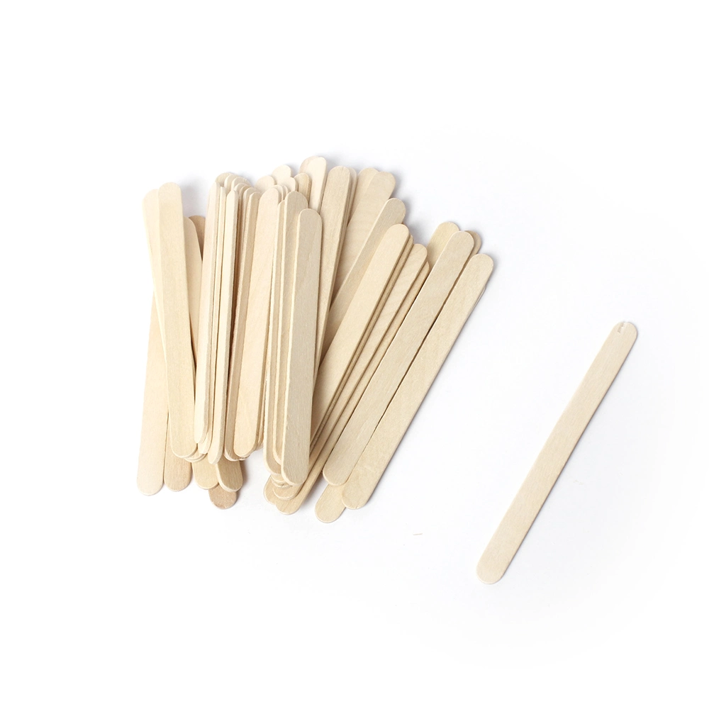 31001 50pcs Jumbo bâton en bois naturel pour les enfants DIY Projet Craft 115*10mm