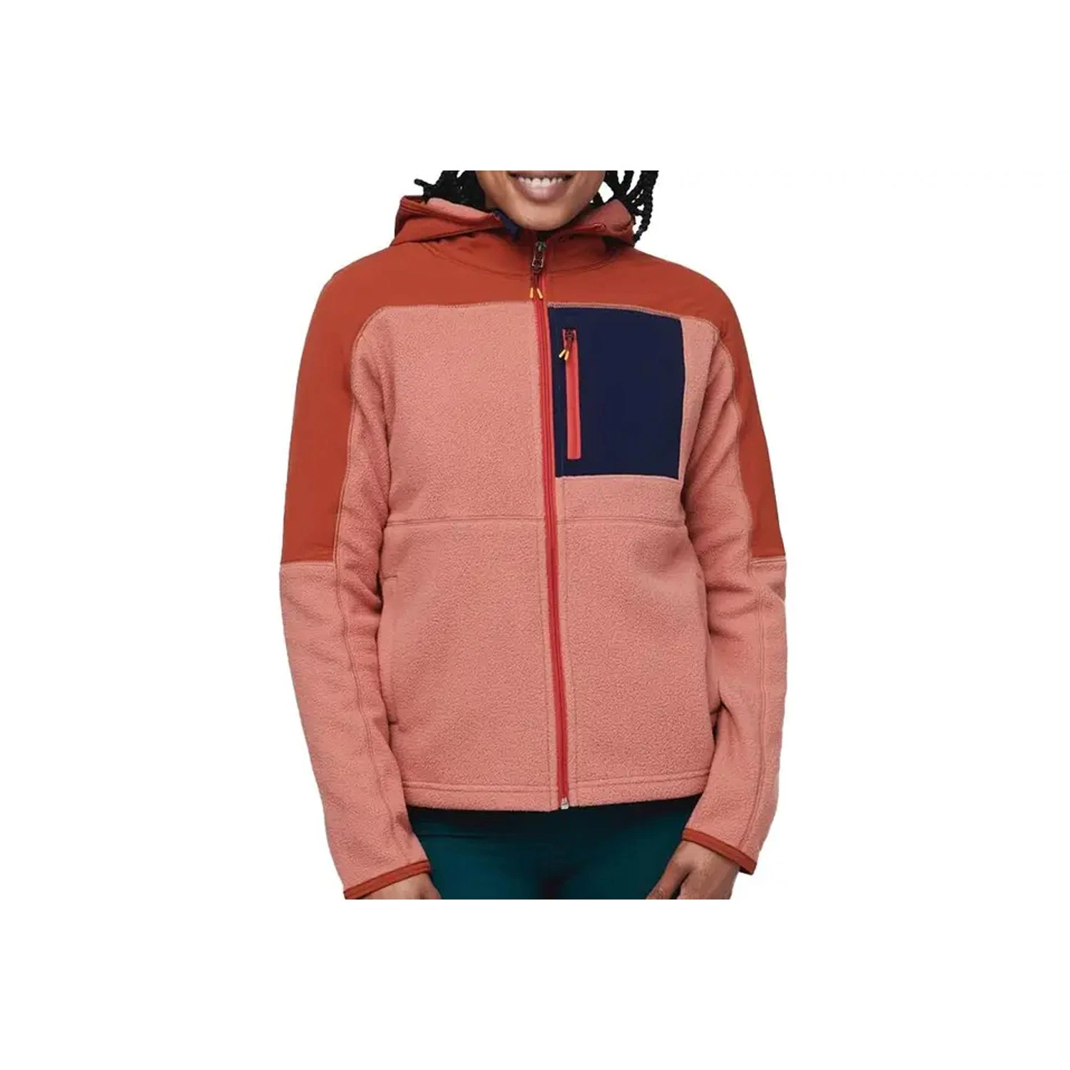 Full Zip Fleece Jacket Customized Women Outdoor Fleece Jacket