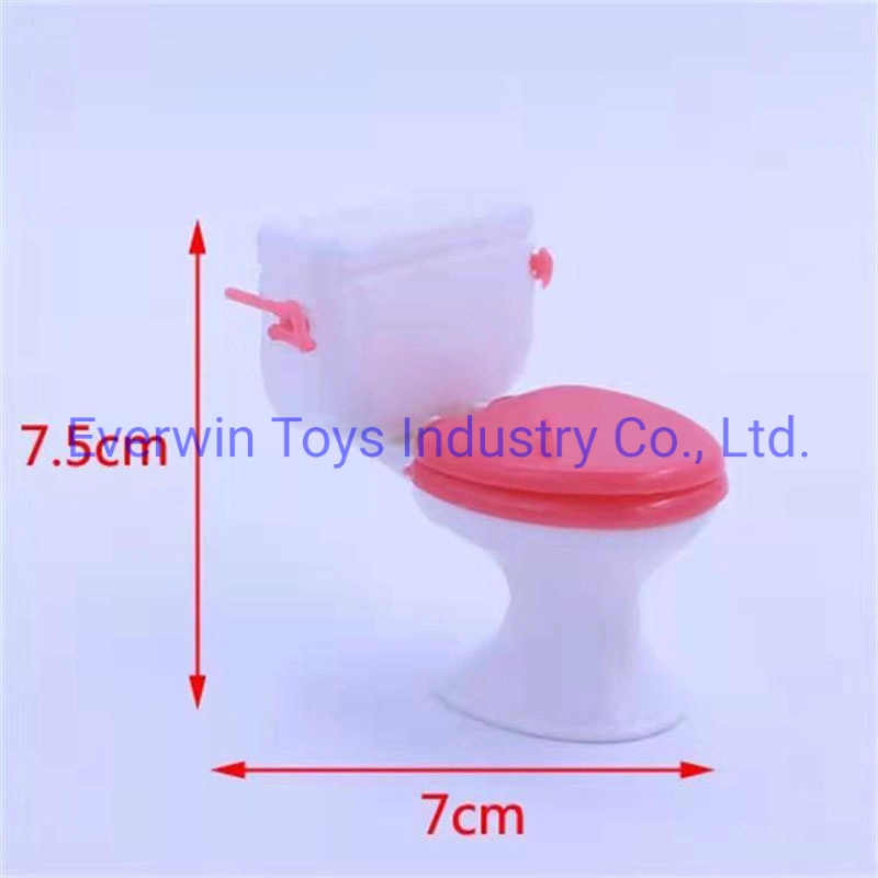 Beilinda Brand Plastic Toy Doll Accessory Bathroom Set for 1/6 Dolls