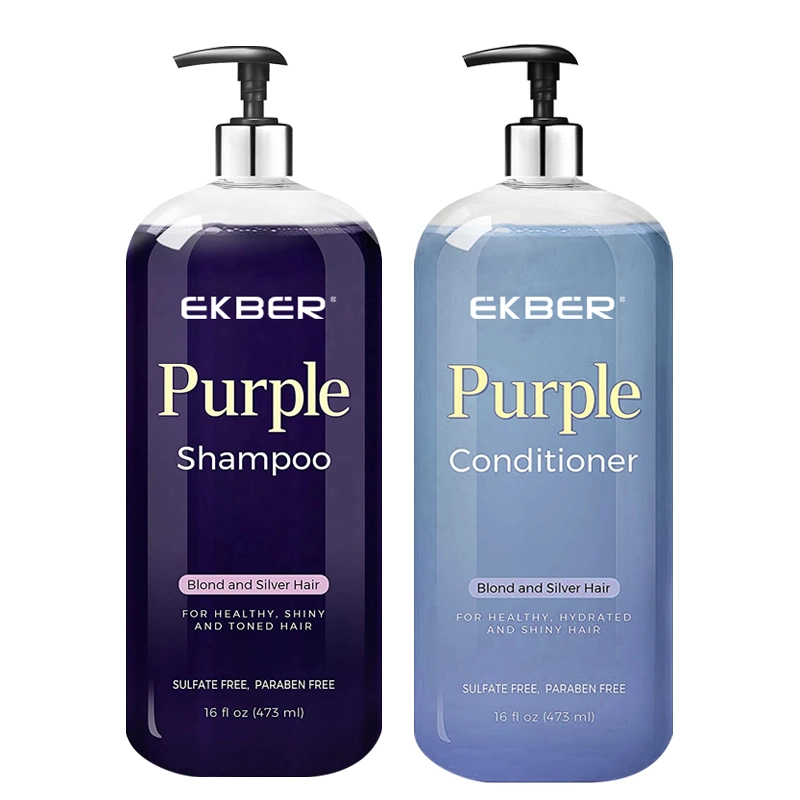 Purple Shampoo and Conditioner Anti Dandruff Products Hair Treatment Purple Grape Shampoo Hair Conditioner