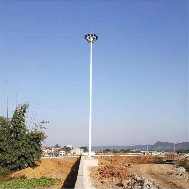 in The 30 Meter Central Square Octagonal High Pole Light