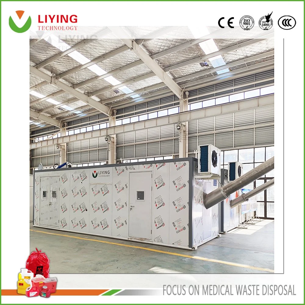 Manufacturer Medical Instrument Waste Management Facility Microwave Sterilization Machine Waste Shredder Machine