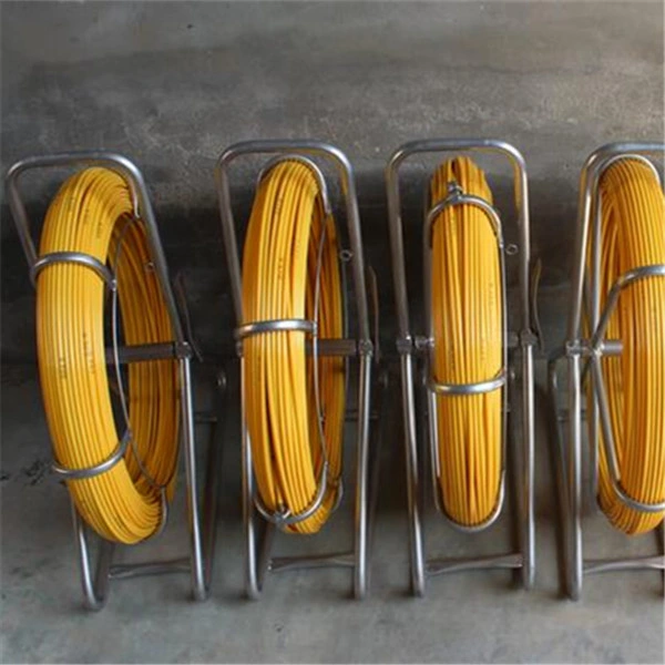 Fiberglass Cable Laying Duct Rodder Continuous Tracing Fiberglass Duct Rodder Cable Push Pull Rodder