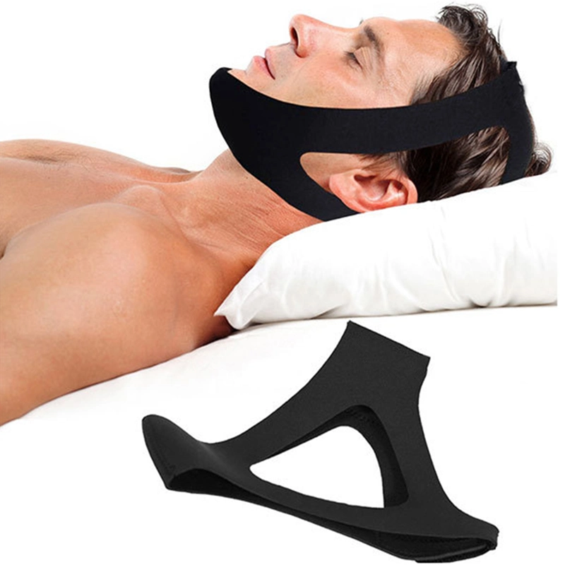 Neue Schnarchen Lösung Full Head Chin Strap Neueste Dreieck Anti Schnarchen-Kinsgürtel