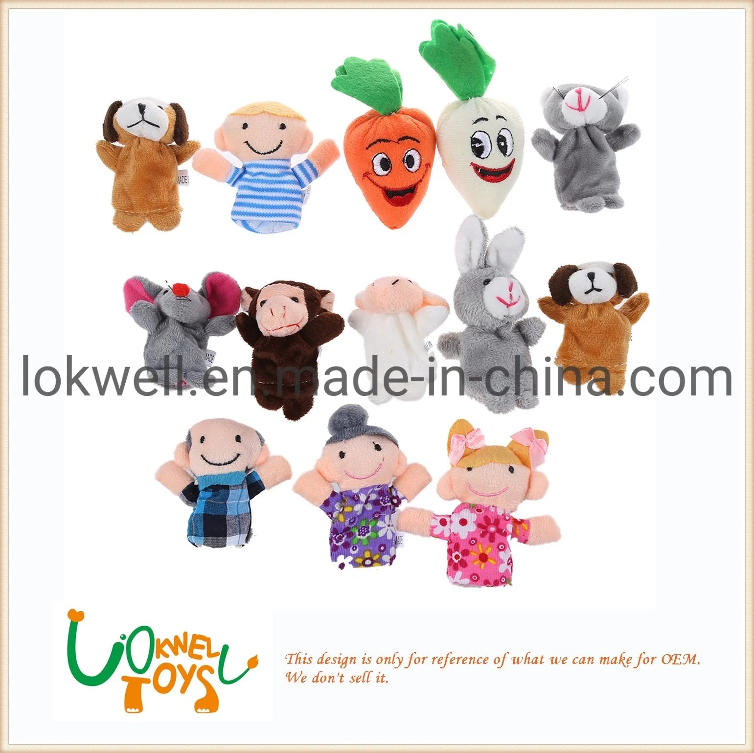 Animaux en peluche jouets bébé jouets éducatifs Marionnettes à main