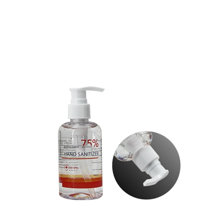 Antibacterial Rinse Free Portable Hand Sanitizer Alcohol Gel 180ml