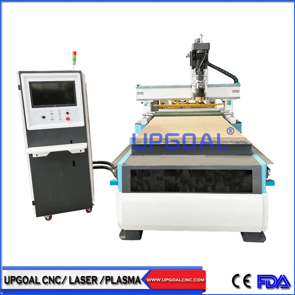 Woodworking Atc CNC Router with Linear Tool Changer and Press Roller 1300*2500mm